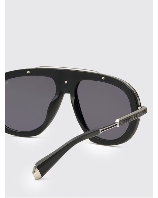 Philipp Plein Gray Sunglasses for men