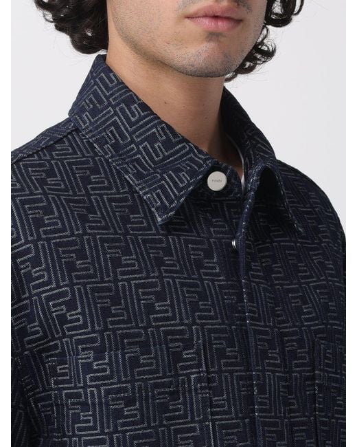 Fendi Jacke Herren in Blue für Herren