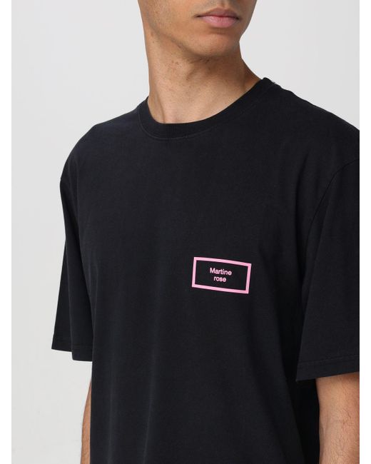 T-shirt in cotone di Martine Rose in Black da Uomo