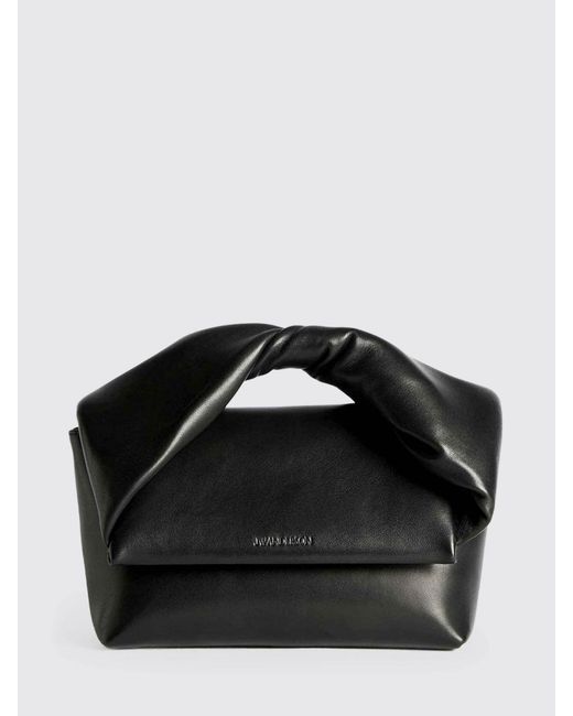 J.W. Anderson Black Twister Medium Nappa Bag