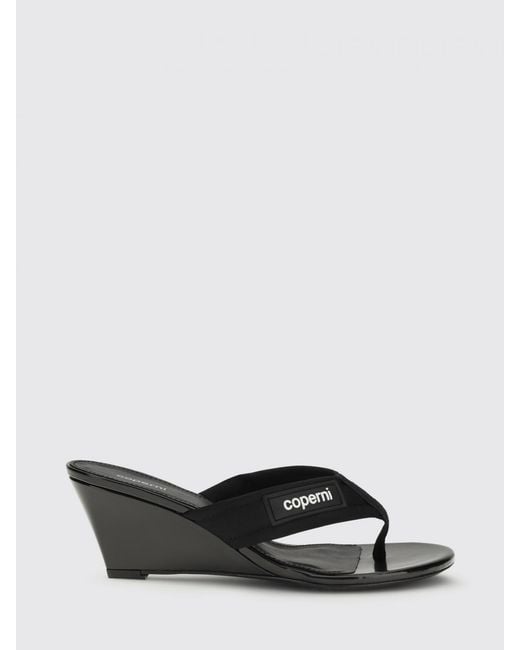 Coperni White Neoprene Wedge Sandal