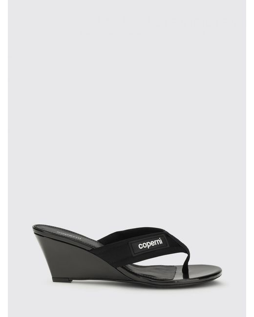 Coperni White Neoprene Wedge Sandal