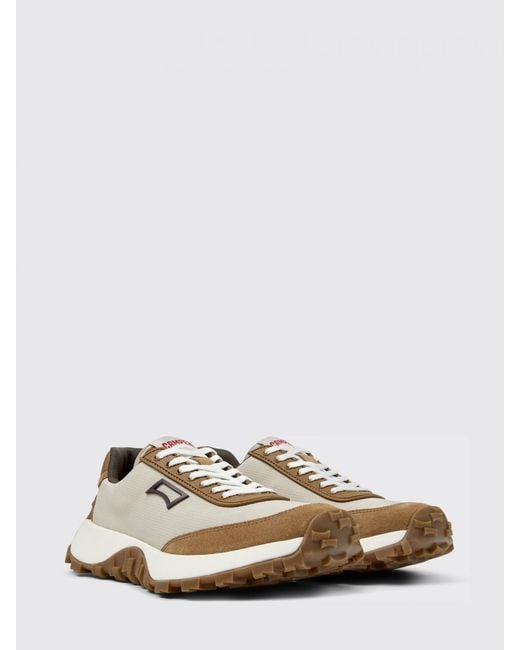 Camper White Drift Trail Suede And Recycled Pet Sneakers