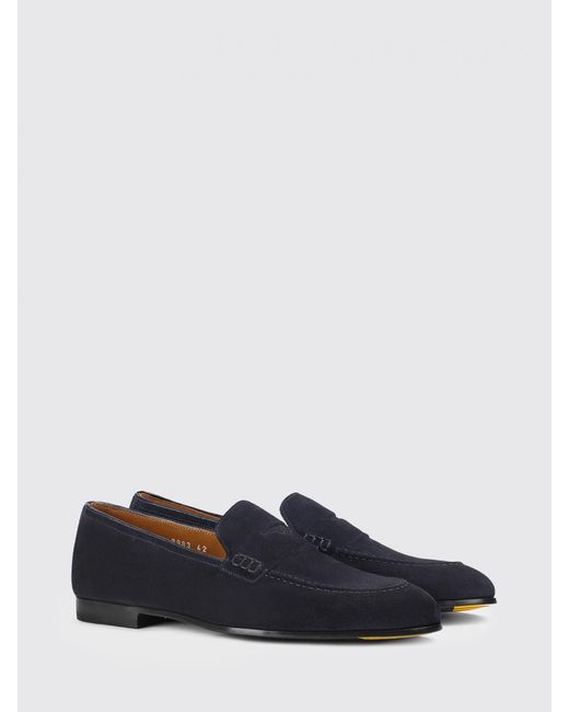 Doucal's White Suede Loafer for men