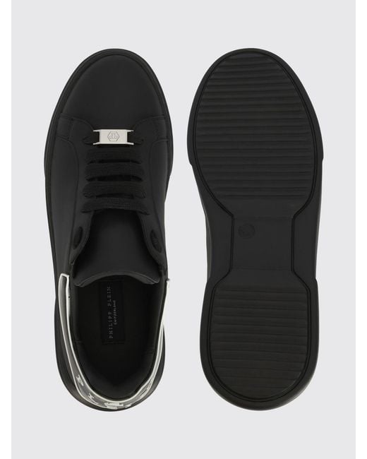 Philipp Plein Black Low-Top Trainers for men