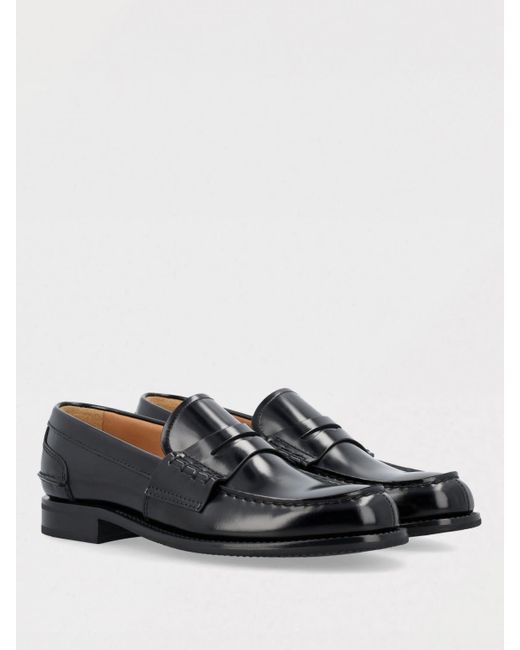 Church's Black Flat Shoes