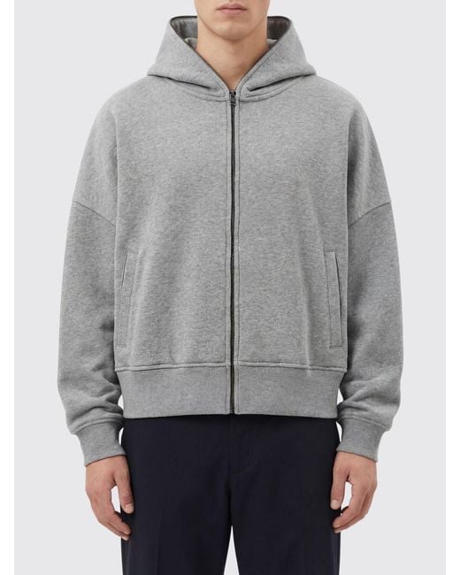 Entire studios Gray Cotton Hoodie for men