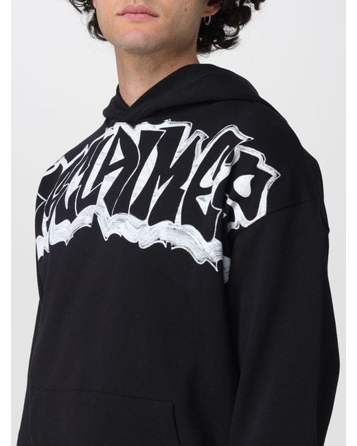 DISCLAIMER Black Sweater for men