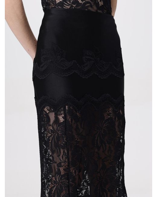 Rabanne Black Lace Skirt