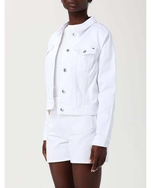 Tommy Hilfiger White Denim Jacket