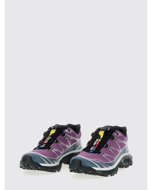 Salomon White Advanced Xt-4 Og Mesh And Rubber Sneakers