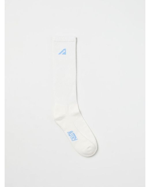 Autry White Socks for men