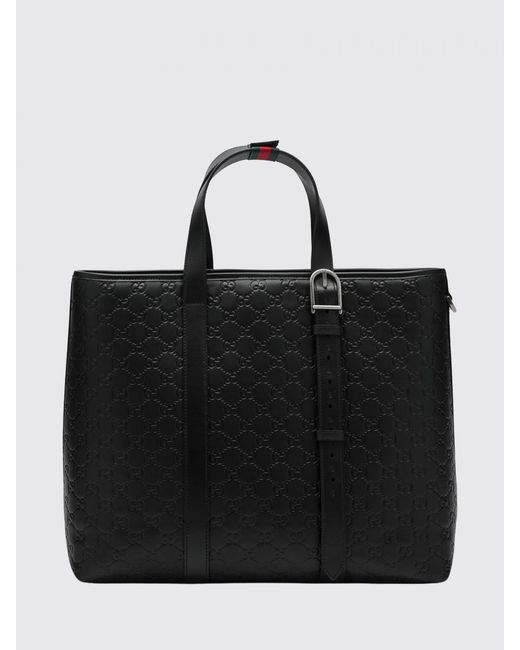 Gucci Black Gg Tote Handbag