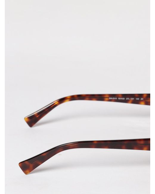 Miu Miu Multicolor Rectangular Frame Acetate Sunglasses With Contrast Logo