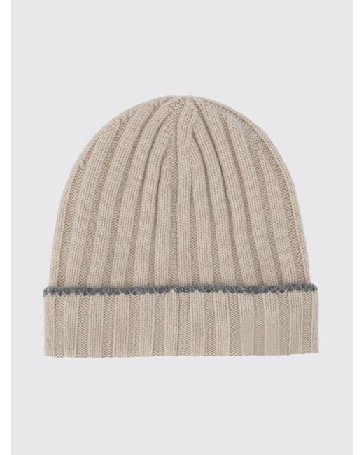 Brunello Cucinelli Natural Hat for men