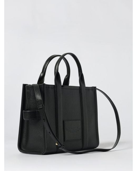Marc Jacobs Black The Tote Bag Medium Leather Bag