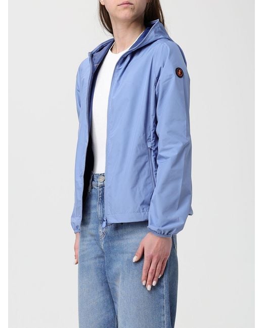 Save The Duck Blue Stella Hooded Windbreaker