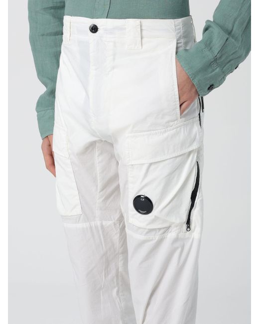 Pantalone di C P Company in White da Uomo