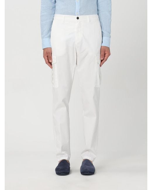 Eleventy White Trousers for men