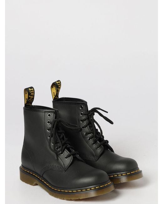 Dr. Martens Black 1460 Smooth Leather Lace-Up Boots