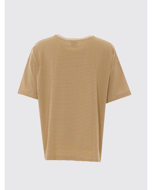Howlin' By Morrison Natural Striped Relaxed Fit T-Shirt for men
