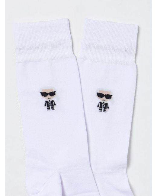 Karl Lagerfeld Socken in White für Herren