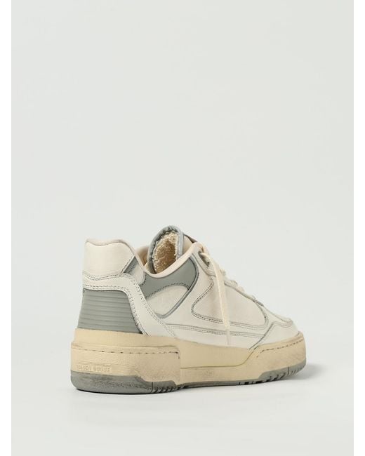 Golden Goose Deluxe Brand Natural Forty 2 Used Leather And Mesh Sneakers for men