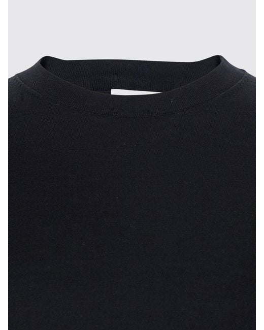 Kangra Black Cotton And Silk Crew Neck Knitwear for men