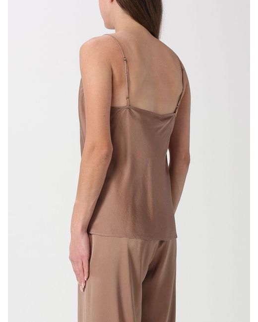 Forte_forte Brown Basic Silk Top