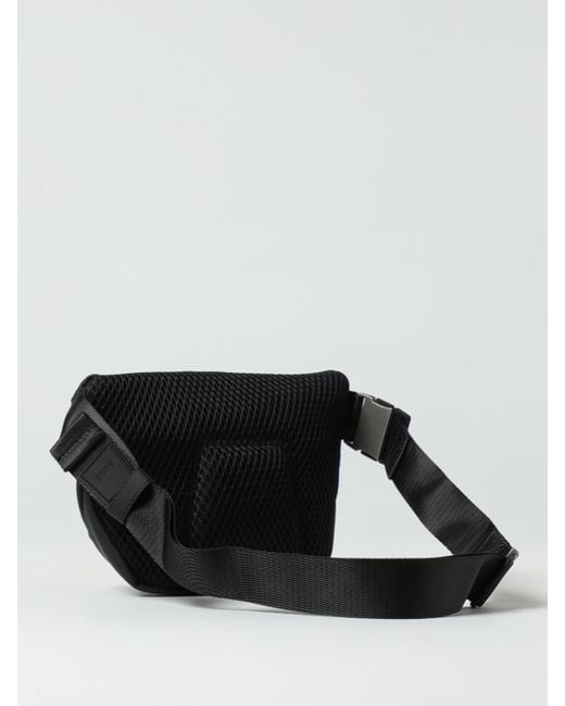 Rains Black Belt Bag for men
