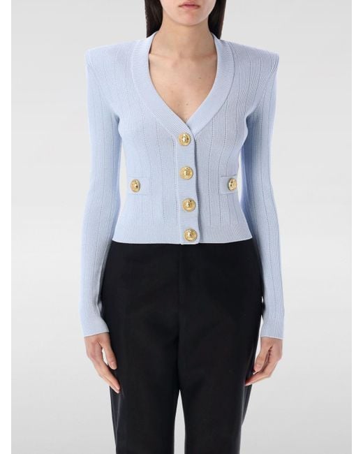 Cardigan di Balmain in White