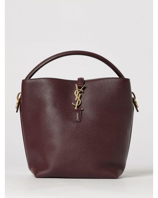 Saint Laurent Purple Tote Bag