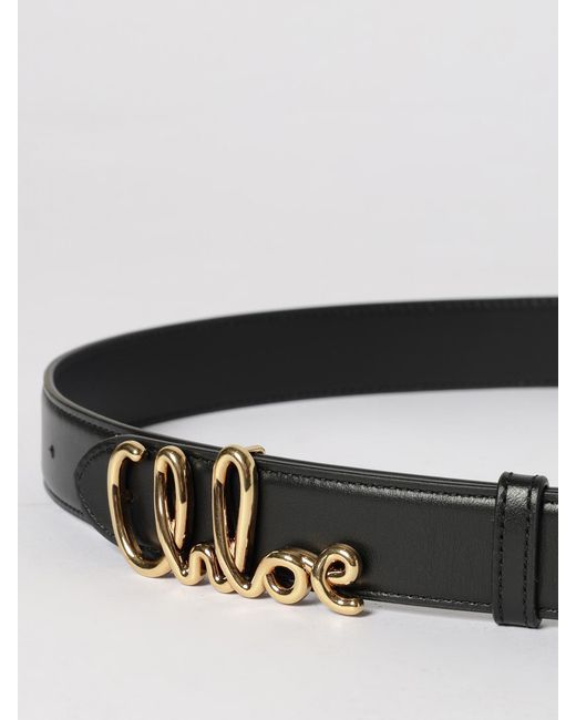Chloé White ChloÉ Iconic Leather Belt