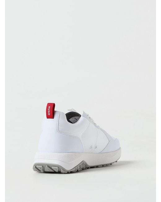 Sneakers Kane in nylon e pelle di HUGO in White da Uomo