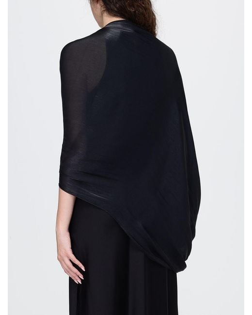 Emporio Armani Blue Satin Stole