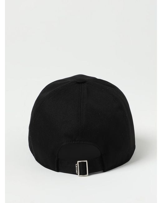 MSGM Baumwollhut Mit Gesticktem Logo in Black für Herren