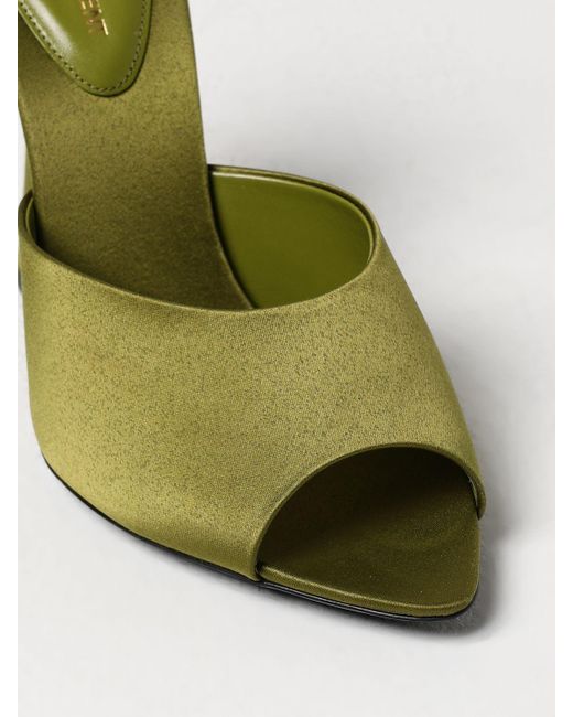 Zapatos de tacón Saint Laurent de color Green