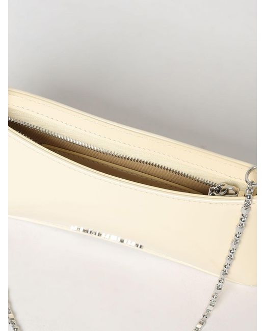 Jacquemus Natural The Small Bisou Chaine Leather Shoulder Bag