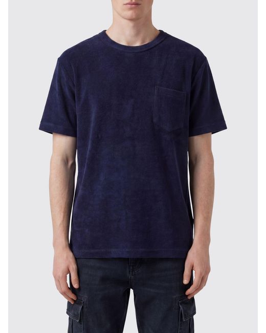 Howlin' By Morrison Blue Crew Neck T-Shirt for men