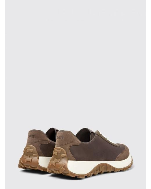 Camper White Drift Trail Nubuck Sneakers for men