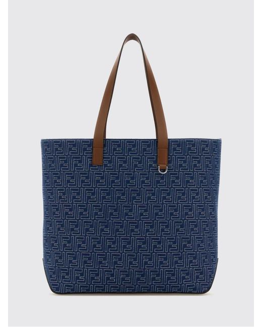 Borsa Shopping di Fendi in Blue da Uomo