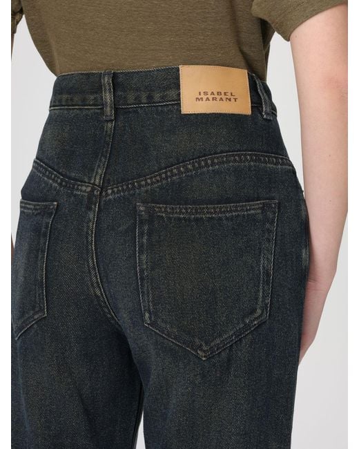Isabel Marant Blue Flared Denim Jeans