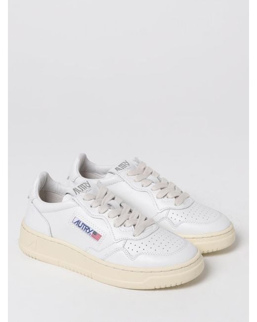 Baskets Medalist Low En Cuir Autry en coloris White