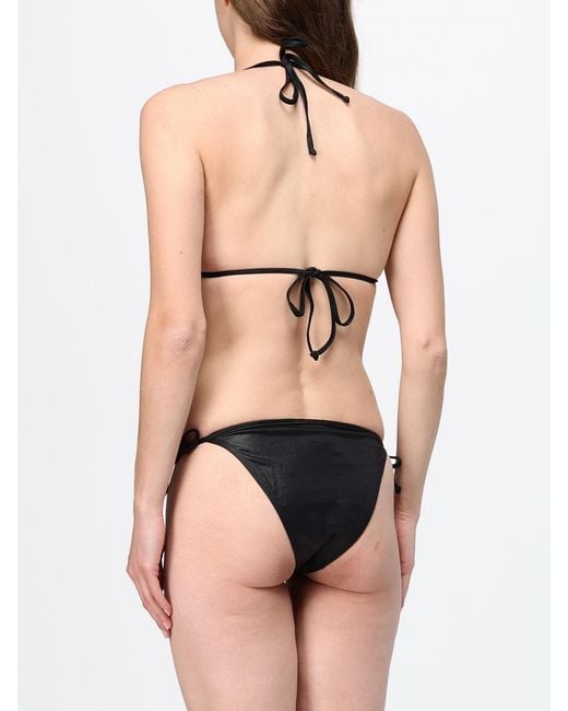 DIESEL Black Triangle Bikini Top
