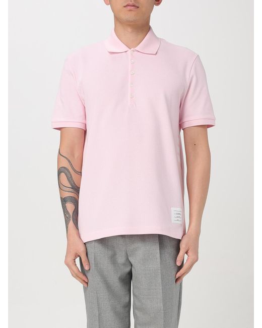 Thom Browne Polo Herren in Pink für Herren