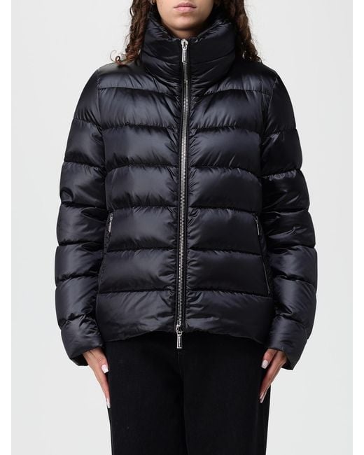 Moorer Black Quilted Nylon Down Jacket