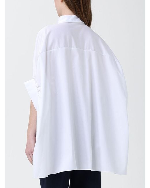 Hanita White Cotton Shirt