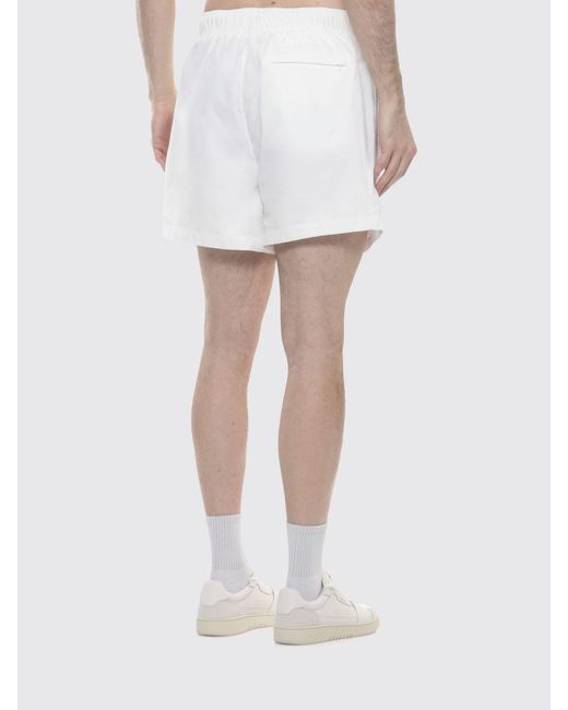 Casablanca White Technical Fabric Jogging Shorts for men