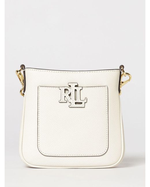 Ralph Lauren Natural Grained Leather Bag