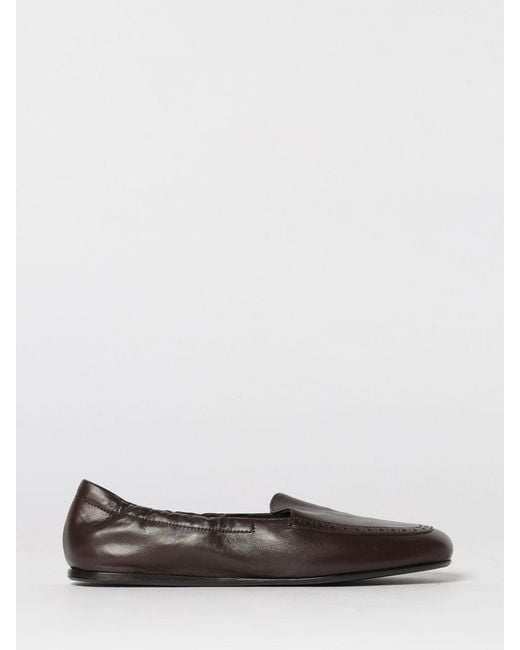 Church's White Leather Brogue Loafers